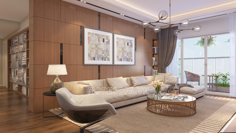 Ghế sofa góc đẹp cho phòng khách rộng